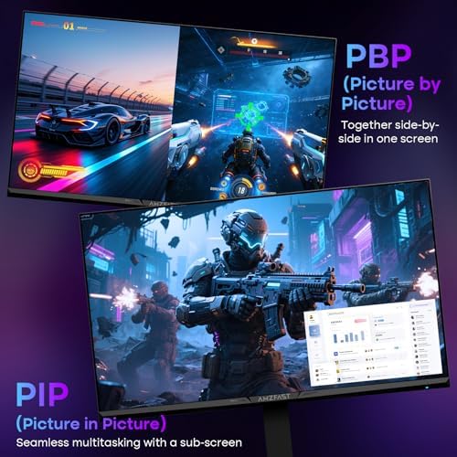 Amzfast 27" 4K Gaming Monitor, UHD 160Hz/FHD 320Hz Dual Mode, Fast IPS - Image 5