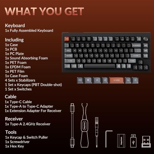 Keychron V1 Ultra 8K Polling Rate Wireless (2.4 GHz & Bluetooth) - Image 7