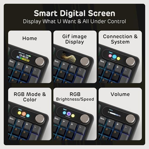 RK ROYAL KLUDGE S98 Wireless Mechanical Keyboard with Smart Display & Knob - Image 3