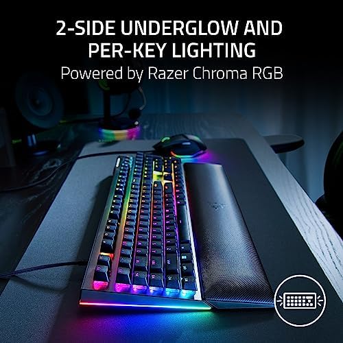 Razer BlackWidow V4 Mechanical Gaming Keyboard, Green Switches - Image 3