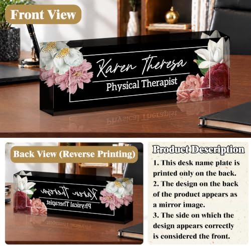 Ship Next Day Custom Name Plate for Desk, Desk Name Plate Personalized - Image 4