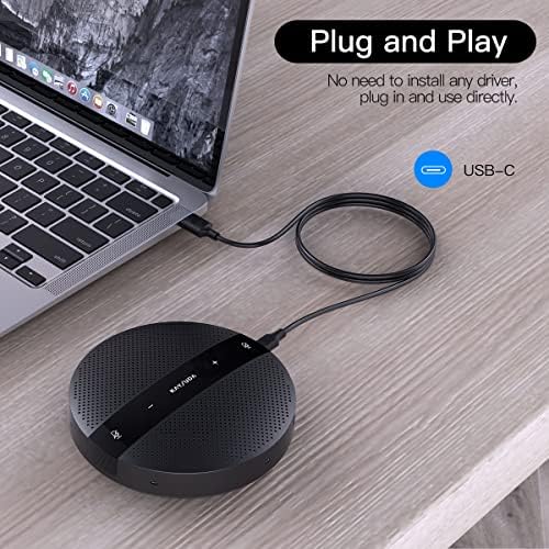 PC Microphone Speaker Business Conference USB Speakerphone for Skype, Webinar, Call Center - Image 3