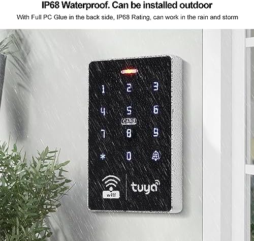 Wifi Tuya Smart Access Control System Kit RFID Access Controller IP68 Waterproof 125KHz 13.56MHz Reader + Electric Drop Bolt Lock, Phone APP Password Unlock - Image 4
