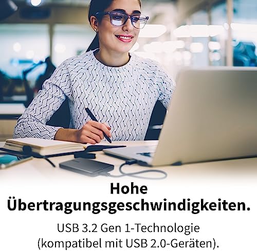 Toshiba Canvio Partner 4TB Portable 2.5’’ External Hard Drive, USB 3.2, Mac - Image 5