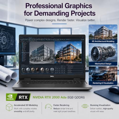 Dell Precision 7680 Laptop, NVIDIA RTX 2000 Ada 8GB, i7-13850HX, 64GB DDR5 - Image 3