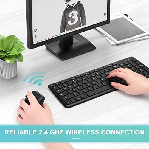 Ergonomic Left-Handed Wireless Vertical Mouse, 2.4G, 3 Adjustable DPI (800/1200/1600), Specially for Left Handers - Image 7