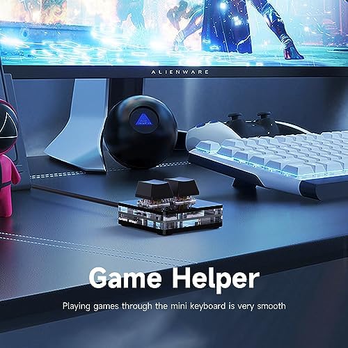 OSU Keypad HotSwap One Handed Mechanical Gaming Keyboard Backlit Mini USB Keypad for Accounting Working or Rhythm Games (3-Key) - Image 5