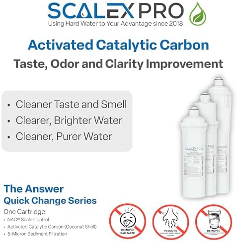 The Answer 10in Slim Line Drop-In Filter – Salt-Free Scale Prevention, Catalytic Carbon, Removes Chlorine & Chloramines, Fits Standard Slim Line Systems, Up to 10,000 Gal Capacity - Image 6