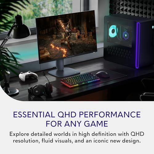 Alienware 27 Gaming Monitor AW2725DM, WQHD Fast IPS, 180Hz, G-SYNC, VESA - Image 2