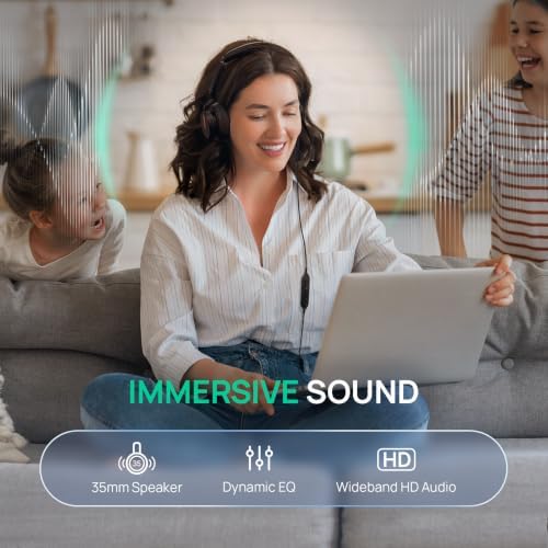 Yealink UH46 Mono Wired Headset with Mic Noise Cancelling Headset USB-C/A - Image 3