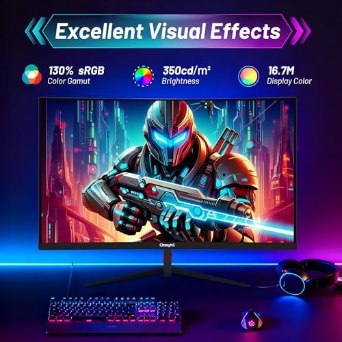 24 Inch Curved 180Hz Gaming Monitor, 1800R Curved Gaming Monitor - Image 3