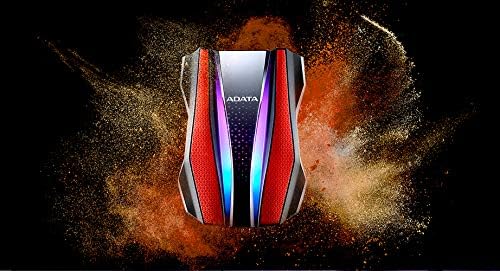 ADATA HD770G 1TB RGB USB 3.2 IP68 Waterproof Dropproof Dustproof External Portable HDD Red (AHD770G-1TU32G1-CRD) - Image 2