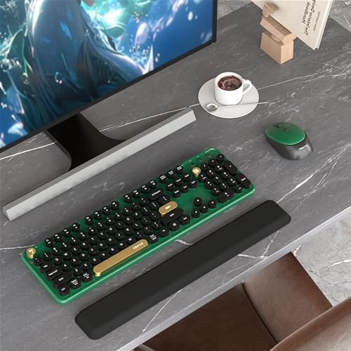 Colorful Wireless Computer Keyboards Mouse Combos (Green-Black) - Image 3