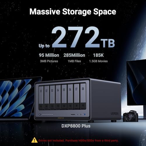 UGREEN NAS DXP8800 Plus 8-Bay for Business, IT Teams & Large Studios - Image 2