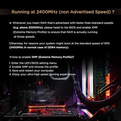 【DDR4 RAM】 GIGASTONE Game PRO 32GB Kit (2x16GB) DDR4 3200MHz PC4-25600 CL 16-18-18-40 Intel XMP 2.0 AMD Ryzen 1.35V UDIMM 288 Pin Unbuffered Non ECC High Performance Gaming Desktop Memory - White - Image 6