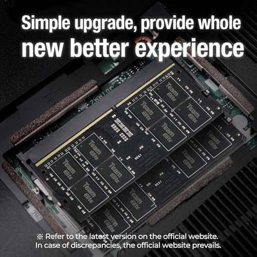 TEAMGROUP Elite DDR4 32GB Kit (2 x 16GB) 3200MHz PC4-25600 CL22 (2933MHz or 2666MHz) Unbuffered Non-ECC 1.2V SODIMM 260-Pin Laptop Notebook PC Computer Memory Module Ram Upgrade - TED432G3200C22DC-S01 - Image 4