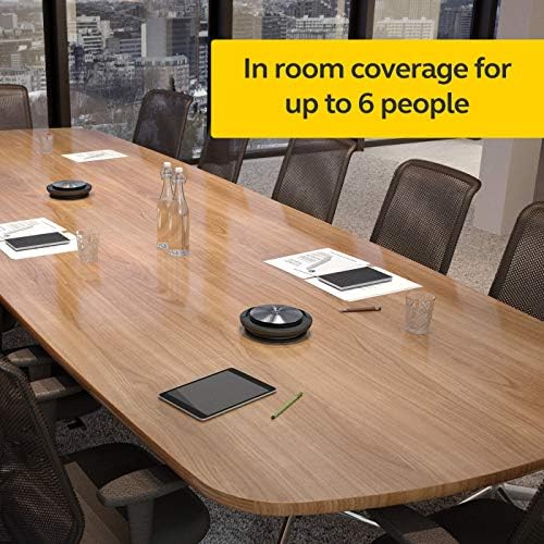 Jabra Speak 710 UC Wireless Bluetooth Speakerphone with Link 370 USB Adapter – Portable Conference Speaker for Holding Meetings Anywhere with Immersive Sound - Certified for Zoom & Google Meet - Image 6
