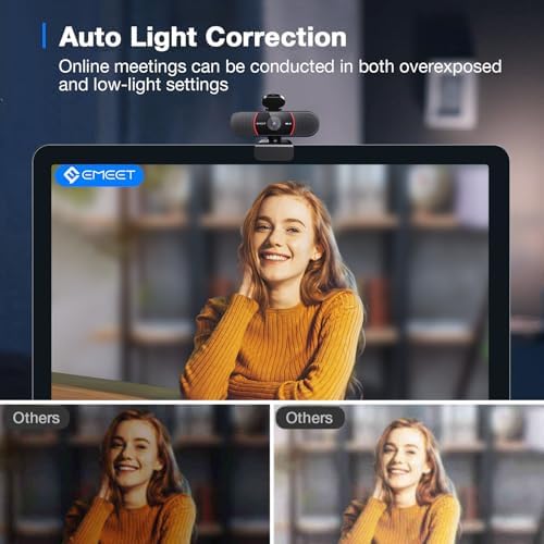 EMEET C960 4K Webcam for PC, PDAF Auto Focus, Dual Omni Mics, 73° FOV - Image 5
