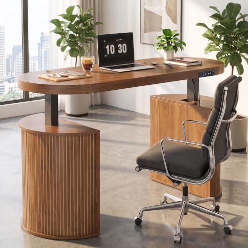 Electric Standing Desk, Sit Stand Up Desk, Adjustable Height Executive Desk - Image 6