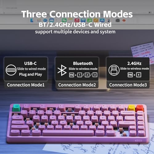 nuphy Node75 Wireless Mechanical Keyboard, 75% Gaming Keyboard - Image 2