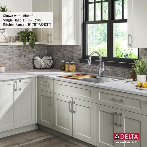 DELTA FAUCET 95A932-33S-SS Lorelai Workstation Kitchen Sink Drop-in Top Mount Stainless Steel Single Bowl with WorkFlow Ledge and Chef’s Kit of 5 Accessories - Image 2