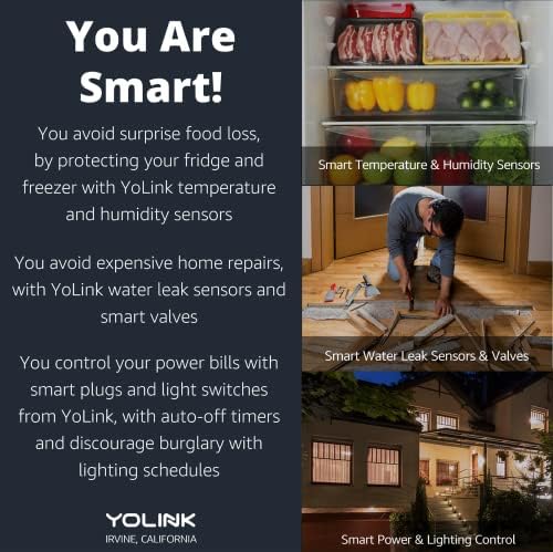 YoLink Smart Thermostat for Heat Pumps Kit: 1-Pack + Hub - Image 3
