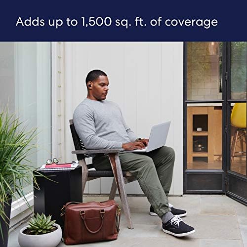 Amazon eero 6 mesh wifi add-on extender - Add up to 1,500 sq. ft. of Wi-Fi 6 coverage. Required eero mesh wifi system not included - Image 3