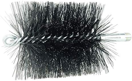 Weiler 44159 4-7/8" Double Spiral Flue Brush, .012 Steel, Made in the USA by WeilerAbrasives