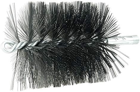 Weiler 44139 4" Single Spiral Flue Brush, .012 Steel Fill, Made in the USA by WeilerAbrasives