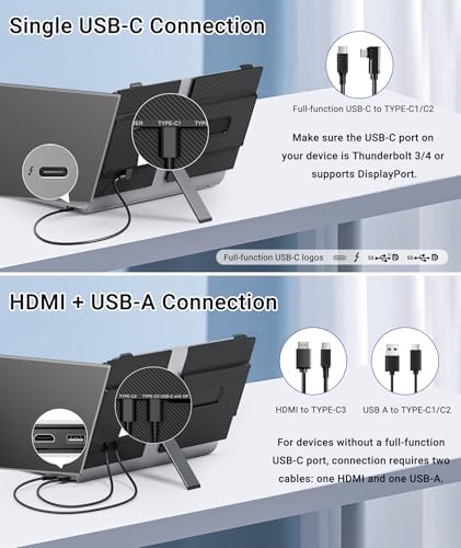 14" FHD 1080P Laptop Screen Extender, Portable Monitor for Laptop - Image 5