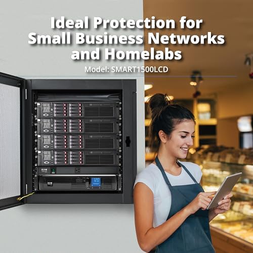 Eaton Tripp Lite SMART1500LCD 1500VA 2U Rack Mount UPS 900W Battery Backup - Image 3