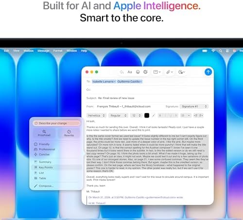 Apple 2026 MacBook Neo 13-inch Laptop with A18 Pro chip: Built for AI and Apple Intelligence, Liquid Retina Display, 8GB Unified Memory, 512GB SSD Storage, Touch ID; Indigo with AppleCare+ (3 years) - Image 4