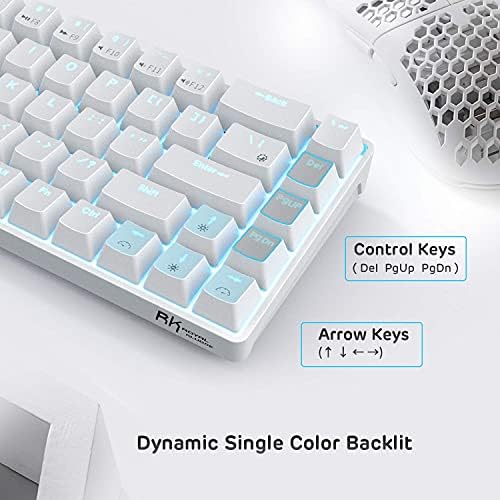 RK ROYAL KLUDGE RK68 Wireless Hot Swappable 65% Mechanical Keyboard Gaming - Image 4
