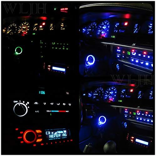 WLJH Yellow T4.2 Neo Wedge LED Bulbs for Climate Control and Dash Cluster - Image 4