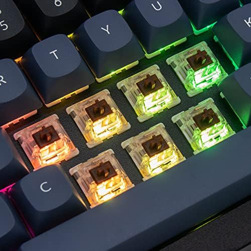 Keychron Q4 Wired Custom Mechanical Keyboard, 60% Layout QMK/VIA Programmable Macro with Hot-swappable Gateron G Pro Brown Switch Double Gasket Compatible with Mac Windows Linux (Black) - Image 7