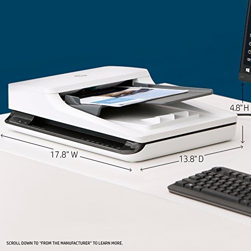 HP ScanJet Pro 2500 f1 Flatbed Scanner (L2747A) - Image 3