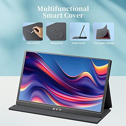 KYY Portable Monitor 15.6" 1080P FHD External Portable Laptop Monitor K3-1 - Image 5