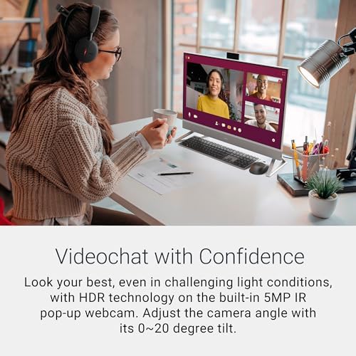 Dell 27" All-in-One Desktop, FHD, Intel Core 5 120U, Windows 11 Home - Image 4