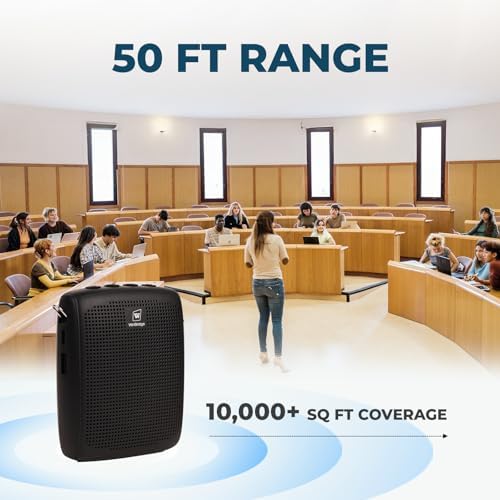 WinBridge Wireless Voice Amplifier with Clip-On Lapel Mic for Teachers - Image 6