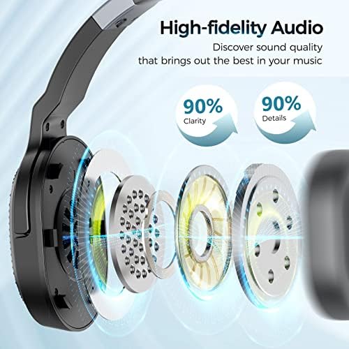 COSMUSIS Trucker Bluetooth Headset, Wireless Headset with Mic for Work - Image 5