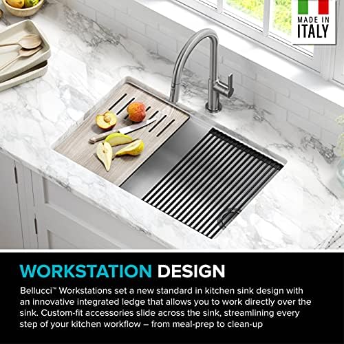 KRAUS White 30 in Undermount Granite Kitchen Sink KGUW1-30WH - Image 5
