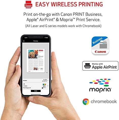 Canon imageCLASS MF751Cdw - Wireless Duplex Color Laser Printer, Multifunction with Copier, Scanner, Automatic Document Feeder, Mobile Ready, 3 Year Limited Warranty, 35 PPM, White - Image 4