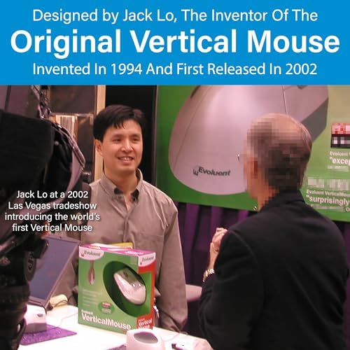 Evoluent – Inventor of The Vertical Mouse – VM4SW Ergonomic Vertical Mouse Right Hand Small Wireless USB, Sculpted for Comfort, Reduces Wrist Strain, 4 Speeds, 6 Customizable Buttons in Windows - Image 4