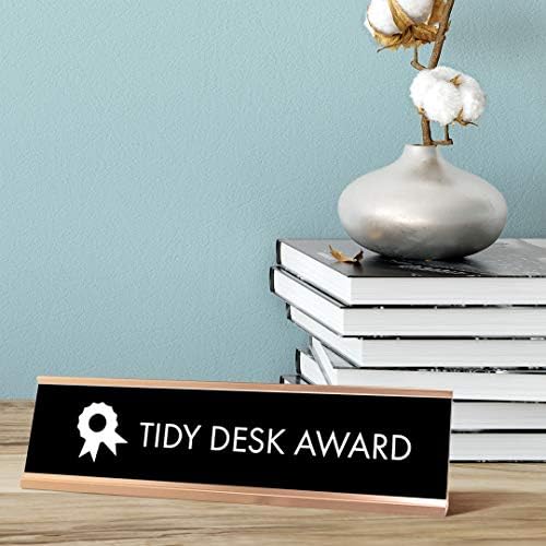 Tidy Desk Award Desk Sign, novelty nameplate (2 x 8") - Image 2