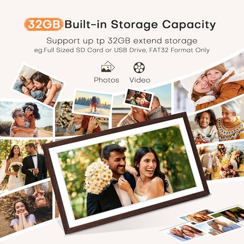 Frameo Digital Picture Frame, 15.6 Inch WiFi Large Electronic Photo Frame - Image 4