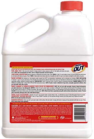 Iron OUT Powder Rust Stain Remover, Remove and Prevent Rust Stains in Bathrooms, Kitchens, Appliances, Laundry, and Outdoors, 9.5 Pound - Image 2