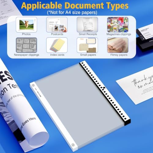 5PC PA03770-0015 Photo Carrier Sheet for Fujitsu Scanner ix500 ix1600 - Image 4