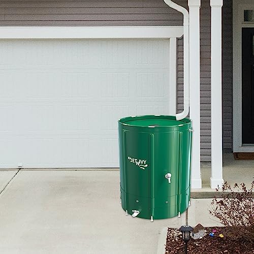 Rain Barrel Anti-Collapse Collapsible Rainwater Collection System,Portable Water Storage Tank,Garden Water Catcher(265G) - Image 2
