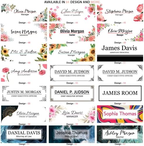 Personalized Desk Name Plate Plaque | Unique Gift | Wood Holder | Office Decor | Teacher Name Plate | Sign | Artswave - Image 6