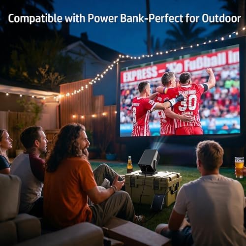 HP Projector with Netflix, USB-C Power Bank Compatible, 4K Supported MC475 - Image 2